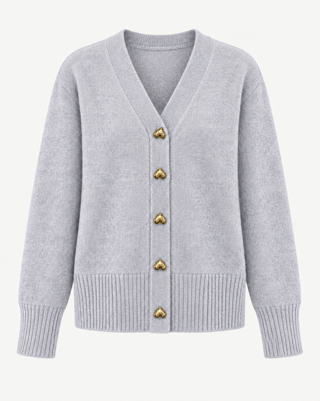 Women’s Heart Button Knit Cardigan