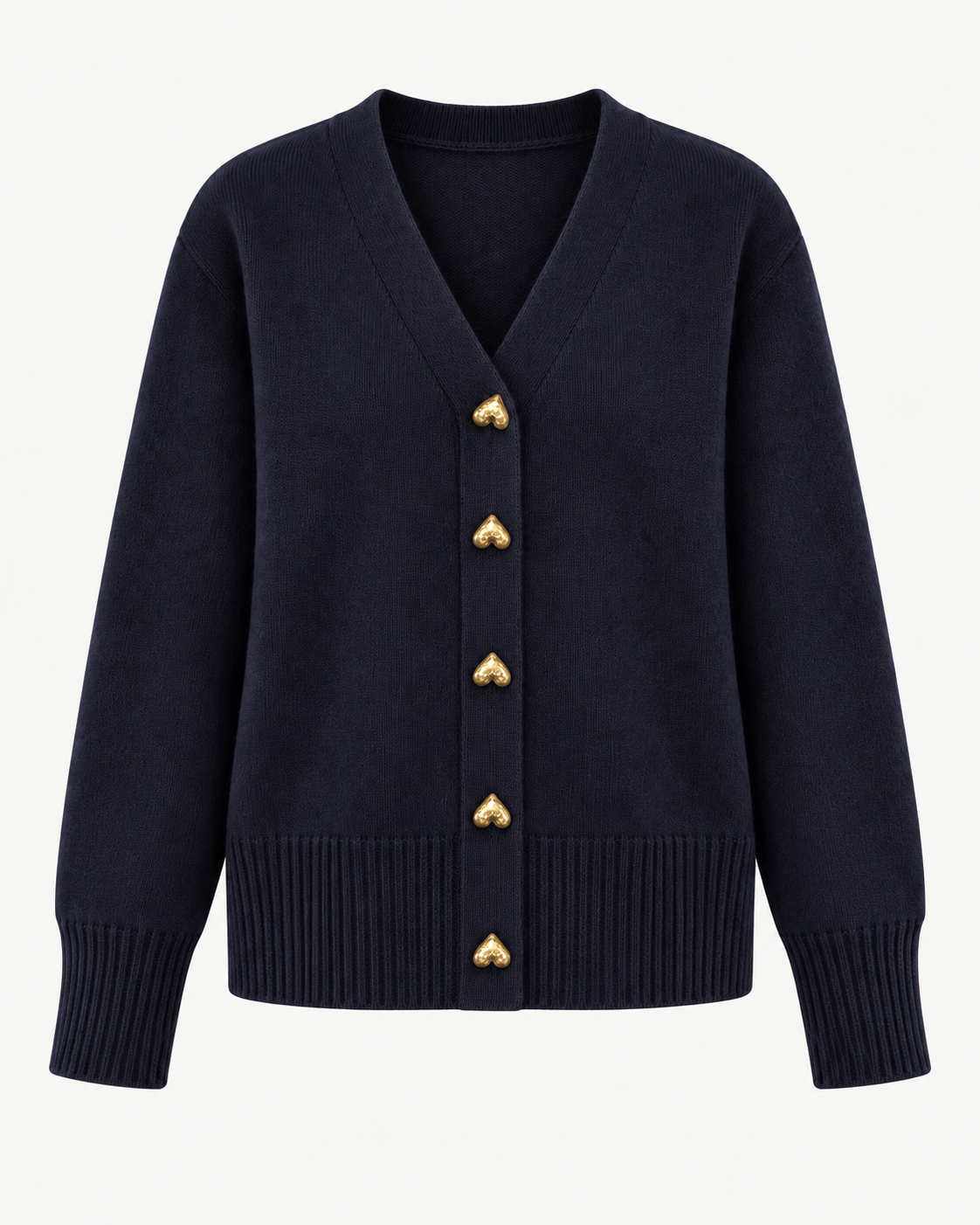 Women’s Heart Button Knit Cardigan