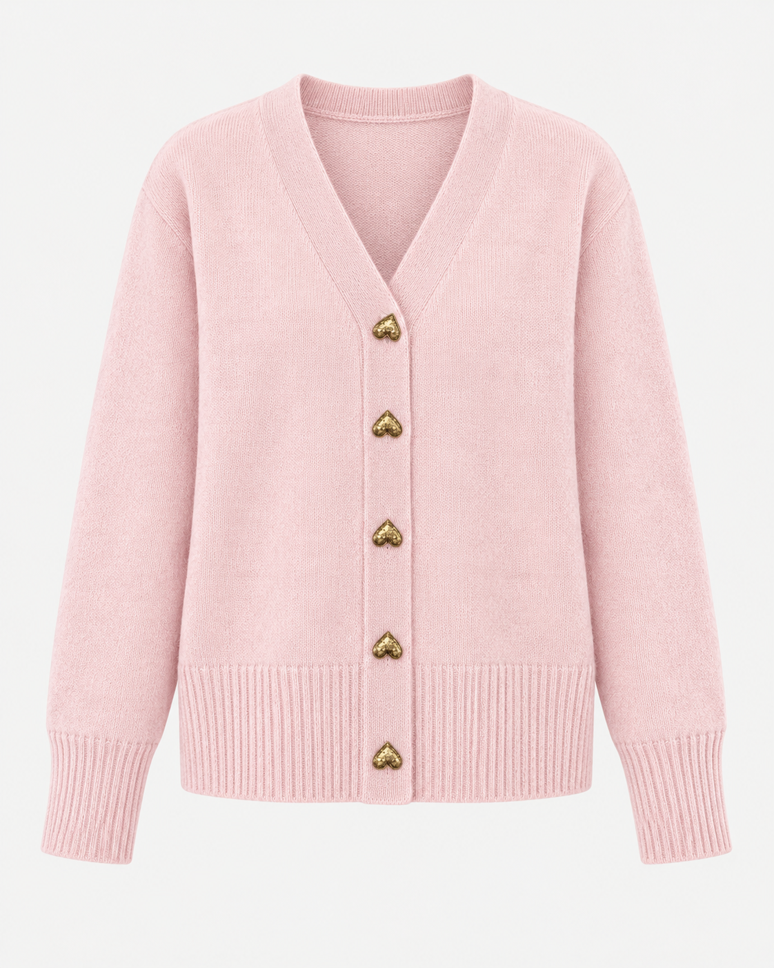 Women’s Heart Button Knit Cardigan